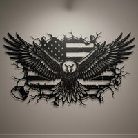 American Eagle Metal Wall Art