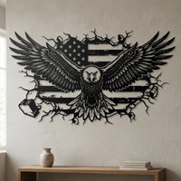 American Eagle Metal Wall Art