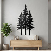 Pine Tree Metal Wall Decor