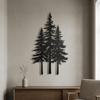 Pine Tree Metal Wall Decor
