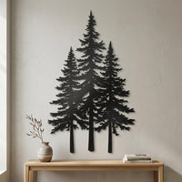 Pine Tree Metal Wall Decor