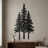 Pine Tree Metal Wall Decor