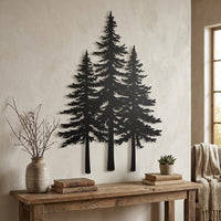 Pine Tree Metal Wall Decor