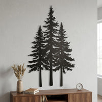 Pine Tree Metal Wall Decor