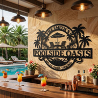 Custom Poolside Sign