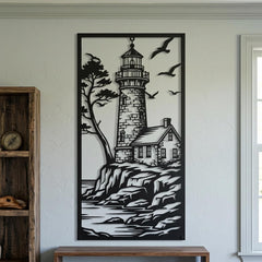 Lighthouse Metal Wall Decor