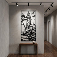 Lighthouse Metal Wall Decor