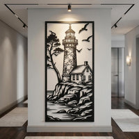 Lighthouse Metal Wall Decor