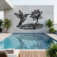 Hummingbird Metal Wall Decor