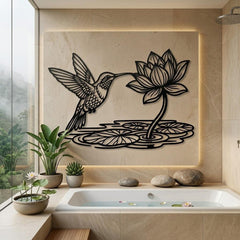 Hummingbird Metal Wall Decor