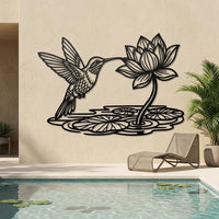 Hummingbird Metal Wall Decor