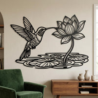 Hummingbird Metal Wall Decor