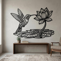 Hummingbird Metal Wall Decor