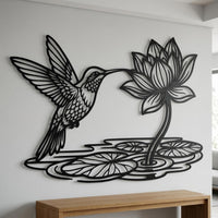 Hummingbird Metal Wall Decor