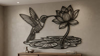 Hummingbird Metal Wall Decor