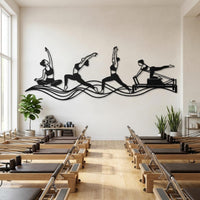 Pilates Metal Wall Decor
