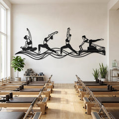 Pilates Metal Wall Decor