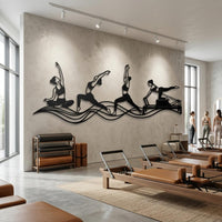 Pilates Metal Wall Decor