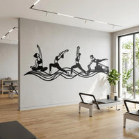 Pilates Metal Wall Decor