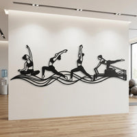 Pilates Metal Wall Decor