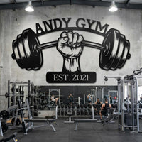 Personalized Gym Sign