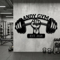 Personalized Gym Sign
