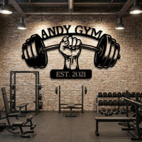 Personalized Gym Sign