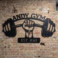 Personalized Gym Sign