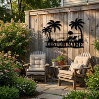 Personalized Beach House Sign