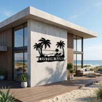 Personalized Beach House Sign