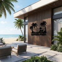 Personalized Beach House Sign