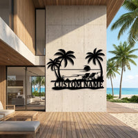 Personalized Beach House Sign