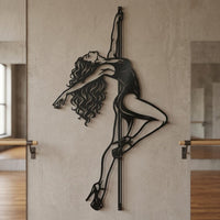 Pole Dance Metal Wall Decor