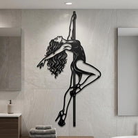 Pole Dance Metal Wall Decor