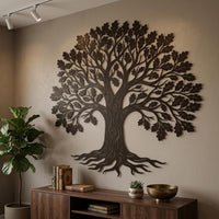 Oak Tree Metal Wall Decor