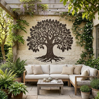 Oak Tree Metal Wall Decor