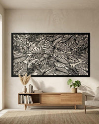 Tropical Leaves Metal Wall Art