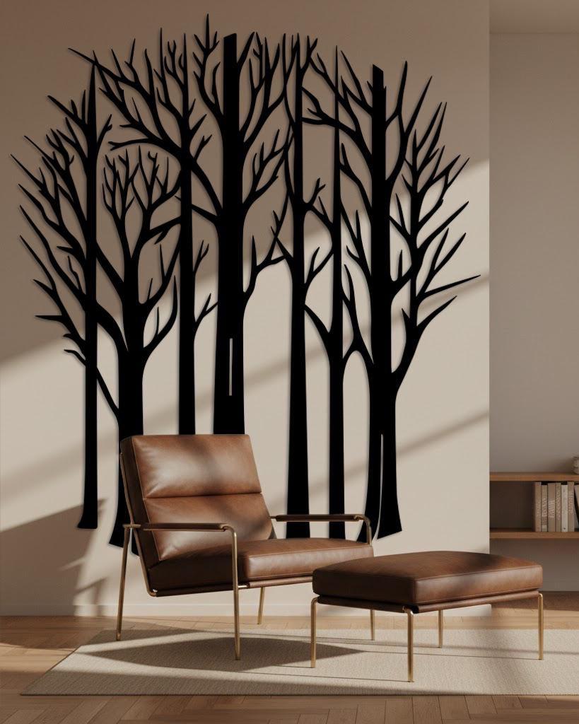 Majestic Forest Metal Wall Art
