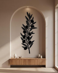 Minimalist Olive Branch Wall Art