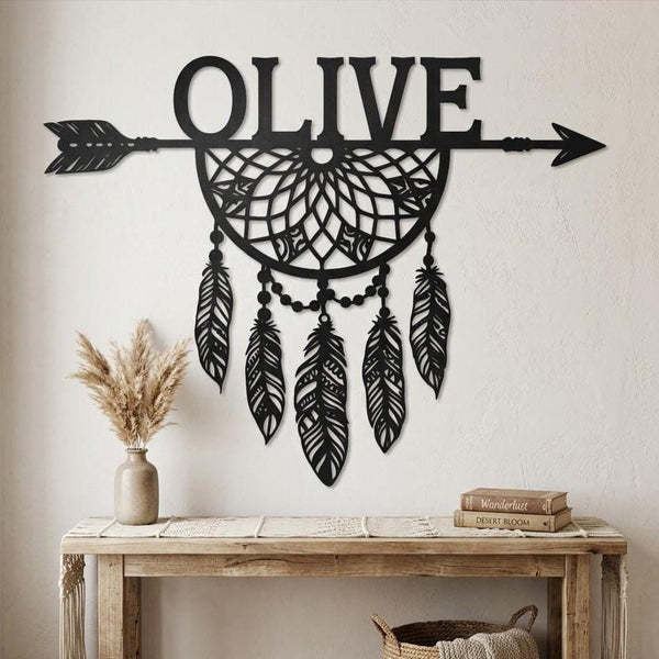 Custom Dreamcatcher Metal Sign