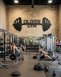 Custom Gym Metal Sign