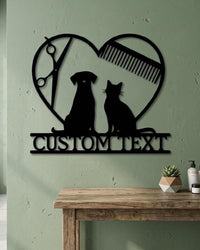 Custom Pet Groomer Sign