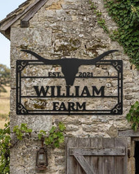 Custom Farm Name Sign