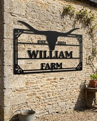 Custom Farm Name Sign