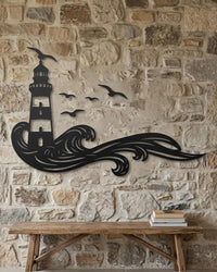 Lighthouse Metal Wall Art