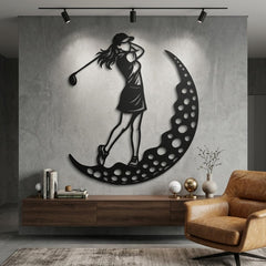 Golf Girl Wall Art