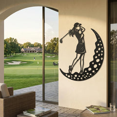 Golf Girl Wall Art