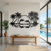 Tropical Dolphin Wall Art