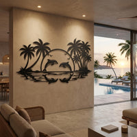 Tropical Dolphin Wall Art