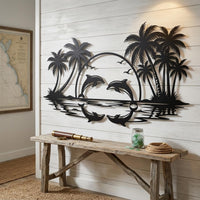 Tropical Dolphin Wall Art